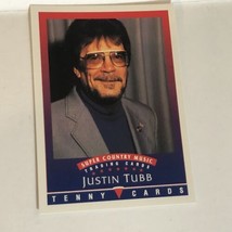 Justin Tubb Super County Music Trading Card Tenny Cards 1992 - $1.97