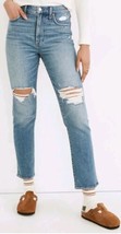 Madewell The Perfect Vintage Jean Denman Wash Distressed High Rise Women... - £26.92 GBP