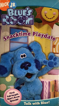 Blue&#39;s Clues Blue’s Room Snacktime Playdate(Vhs 2004)TESTED-RARE VINTAGE-SHIP24H - $147.16