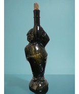 Vintage Decorative Winemaker Bottle with Figure Green Glass Decanter Mol... - $865.45 MXN