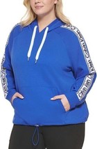 Calvin Klein Womens Activewear Plus Size Logo French Terry Hoodie,Bold Blue,3X - £35.55 GBP