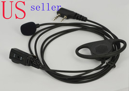 D-Shape Earpiece/Headset Boom Mic VOX/PTT Baofeng Radio UV-5R UV-3R + Plus - £16.08 GBP