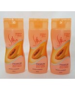 3 Silka Papaya Premium Whitening Body Wash 100ml EACH Whitens and Nourishes - £14.14 GBP