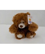 CHINDA DARK BROWN 8IN TEDDY BEAR PLUSH LOVEABLE STUFFED ANIMAL CUTE &amp; CU... - $9.99