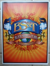 Blood Sweat &amp; Tears 2008 40th Anniversary Poster BST 18*14 Inch Horn Ban... - $28.95