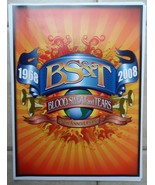 Blood Sweat &amp; Tears 2008 40th Anniversary Poster BST 18*14 Inch Horn Ban... - $39.67 CAD