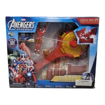 Marvel Avengers Assemble Iron Man Hero Trainer Flying Toy Playset - £15.57 GBP