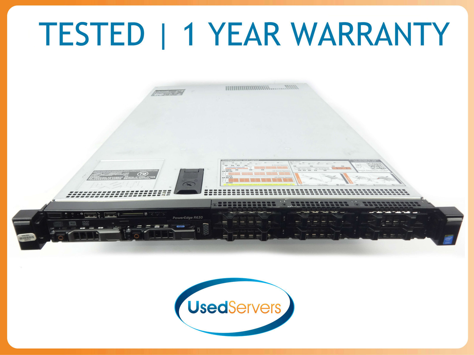 Poweredge R630 2x2680v3 2.5GHZ=24cores 32GB 2xHD Tray H730 - $227.99