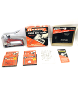Vintage Model T-50 Arrow Fastener Staple Gun w/ Staples Lot - $633.27 MXN