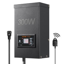 VEVOR 300W Low Voltage Landscape Transformer with Timer and Photocell Se... - $139.64