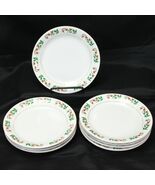 Everyday Gibson Holiday Gold Bread Dessert Plates Christmas 7&quot;  Lot of 8... - €20,07 EUR