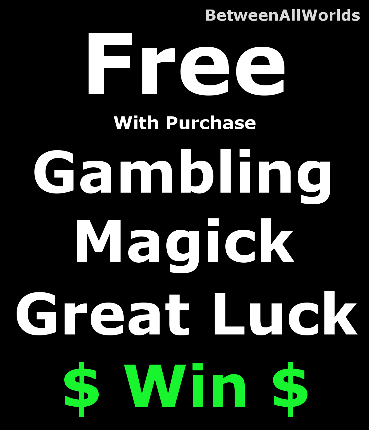 Kairos Wealth Spell Free Freebie Lotto All Gambling Luck Win Betweenallw... - $0.00