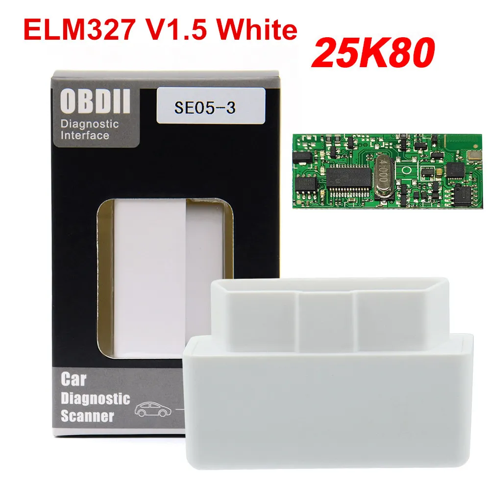 HOT Mini OBD2 Eml327 V1.5 25k80 Bluetooth Adaptor Car Auto Diagnostic Scanner fo - £50.70 GBP