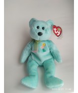 Turquoise Bear TY Beanies Babies 1988 - £12.76 GBP