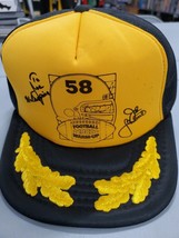 Jack Lambert Signed Vintage 1982 Football Steeler Event Warm Up Trucker Hat - $296.99