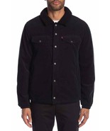 Levi&#39;s Men&#39;s Corduroy Faux Shearling Lined Trucker Jacket in Black-Size ... - €77,24 EUR