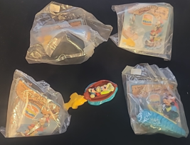 5 Burger King Kids Club Disney&#39;s Goofy and Max&#39;s Adventure Toys, 1995,New 1 OPEN - $23.13