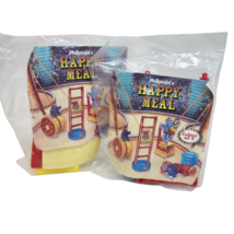 2 VINTAGE 1994 MCDONALDS HAPPY MEAL TOY CIRCUS FRY KIDS CANNON NEW IN PA... - $23.75