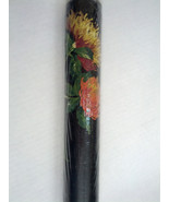 Ronald Redding designs fine wallpaper HS7976 black with floral pattern NOS - $44.55