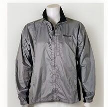 Marmot PreCip Rain Jacket Mens L Gray Lightweight Ripstop Stretch Panel ... - $26.86