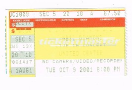 Neil Diamond October 9th 2001 Ticket Stub United Center - £37.76 GBP