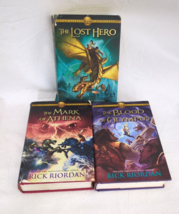 3 Rick Riordan Heroes of Olympus Novels 1, 3, 5 - £12.66 GBP