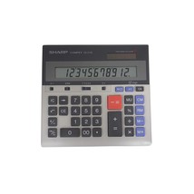 Sharp QS-2130 12-Digit Commercial Desktop Calculator with Kickstand, Arithmetic  - £94.29 GBP