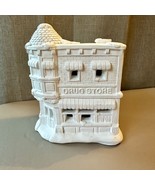 Ready To Paint California Creations Corner Drug Store Ceramic Village Bu... - $65.18 CAD