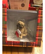 Sandicast PUG FAWN Christmas Ornament Ships N 24h - $69.13 CAD