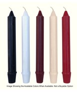 8" Formal Dinner Candles Unscented Box of 12 Fits Standard Taper Candle Holders - $15.99