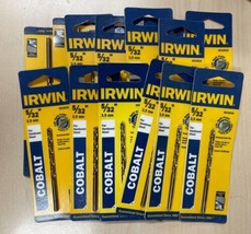 Irwin Cobalt 5/32&quot; Drill Bit For Drilling Hardened Steel Pack of 15 - £51.43 GBP