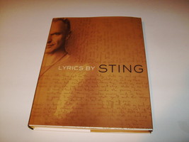 Lyrics By Sting - Hardcover - The Dial Press -- Police and Solo Albums - $21.50