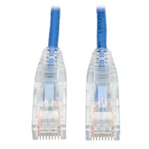 TRIPP LITE Cat6 Gigabit Snagless Molded Slim UTP Patch Cable RJ45 M/M, B... - $11.12