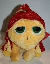 Russ Peepers Green Eyed Shelly Turtle 12&quot; Yellow Plush Fleece Beanie Hat... - £88.17 GBP