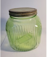 Hoosier Green Uranium Canister with Lid - $120.00