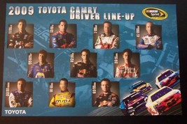 Toyota Camry NASCAR Driver Line Up Poster 2009  - £8.15 GBP