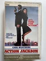 ACTION JACKSON (UK VHS TAPE, 1988) - £9.03 GBP