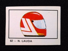 Niki Lauda Helmet ✱ Rare Sticker Portuguese Formula 1 ~ 1984 - £30.92 GBP