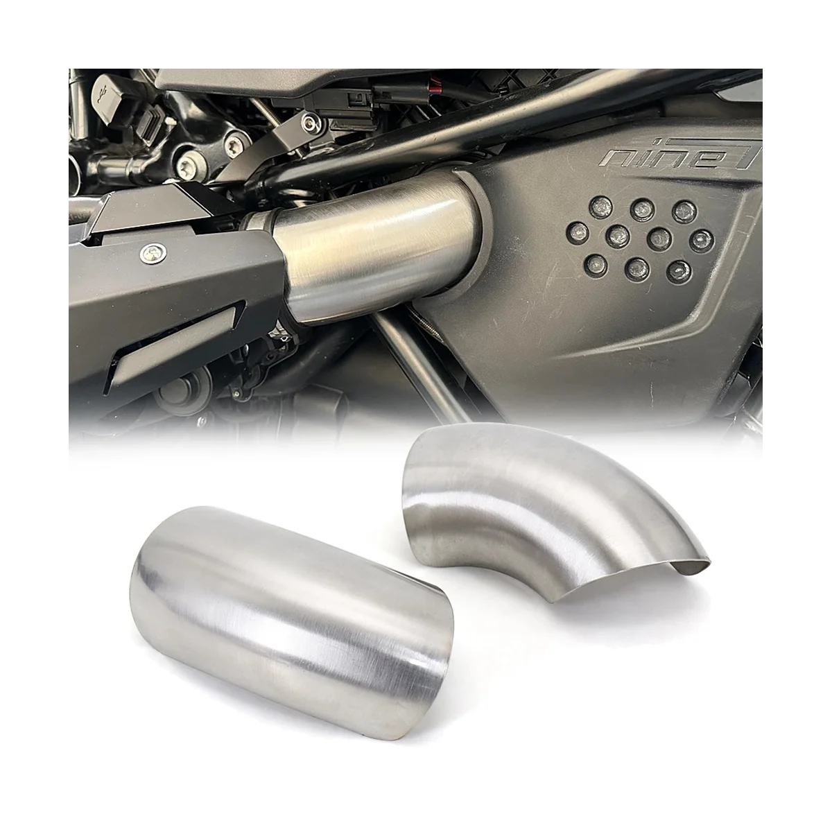 Motorcycle Air Intake Covers Fairing Decoration Guard Fit for  RNINET R9T Pure R - £129.20 GBP