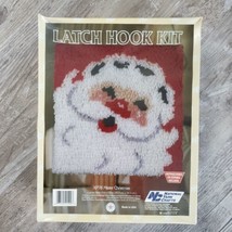 National Yarn Crafts Christmas Holiday Latch Hook Kit Santa 12 x 12 XP78 USA New - £14.13 GBP