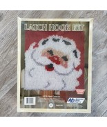 National Yarn Crafts Christmas Holiday Latch Hook Kit Santa 12 x 12 XP78... - £14.08 GBP