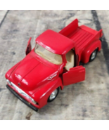 1994 Road Champs 1956 Ford F100 Pickup Truck Red 1:43 Scale stepside - $10.99