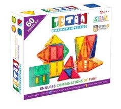 Tytan Magnetic Learning Tiles Building Set with 60 pieces - £23.59 GBP