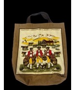Fisba Stoffels Tote Bag Cloth Fabric RARE Vintage 1960s Switzerland Graphic - $137.07 CAD