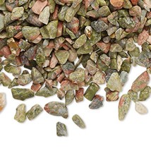 50 grams unakite chips undrilled small   very small tumbled polished  Z5P - $3.33