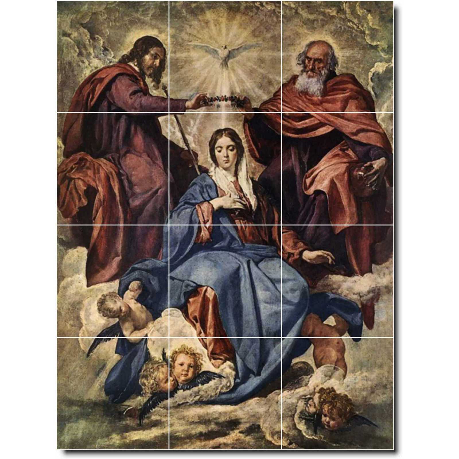 Velazquez diego the coronation of the virgin