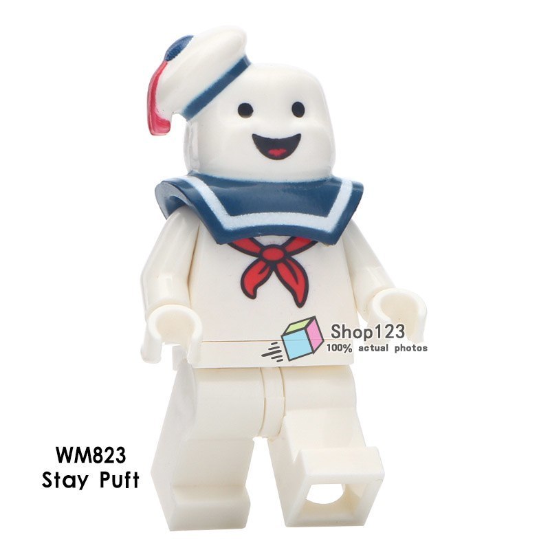 1pcs Stay Puft Marshmallow Man Ghostbusters Movie Minifigures Block Toy - $2.85