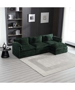 Modern Oversized Chenille L-Shape Modular Sectional Sofa - $1,122.87 CAD
