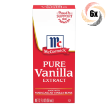 6x Packs McCormick Pure Vanilla Flavor Extract | 2oz | Madagascar Vanilla Beans - £56.40 GBP