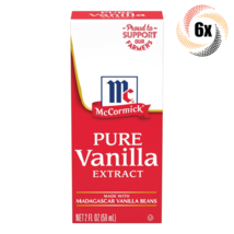 6x Packs McCormick Pure Vanilla Flavor Extract | 2oz | Madagascar Vanilla Beans - £57.32 GBP